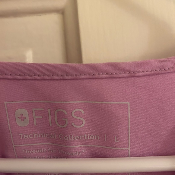 Dusk lilac Figs Set with Jogger Pants Large - Picture 3 of 5